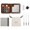 Mini Watercolor Paint Set,Portable mini Travel Watercolor kit, Pocket Watercolor Set with Paint,Art Supplies, for Artists, Amateur Hobbyists and Painting Lovers