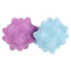 minkissy 2pcs Trigger Point Ball for Foot Massage and Muscle, Textured Spiky Abs Massage Ball with Nonslip Firm Surface, Relieves Arch Fatigue and Heel, for Daily Use and Yoga