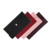 minkissy Cash Envelope Wallet Portable 4pcs Pu Leather for Women, Reusable Lightweight Money Organizer with Snap Button Budget Cash Holder for Travel and Shopping