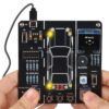 MIOYOOW DIY Car Driving Simulation Soldering Practice Kit, Electronics Project Car Driver Simulator Solder Project Kit for High School & College Students Learning