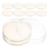 Mipcase 10pcs Nutrient Agar Plate Set for Laboratory Science Experiments, Reliable Agar Petri Dishes Kit Round Plates, Suitable for Students and Professionals in Scientific Studies