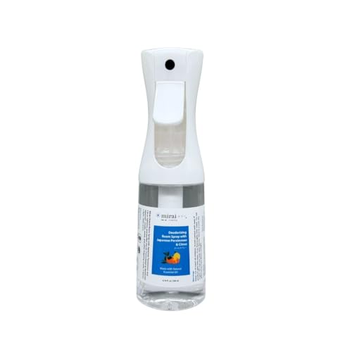 Mirai Room Spray for Old People Smell - Nonenal® Odor-Eliminating Room Fragrance Spray - Long-Lasting Scent with Japanese Persimmon Extract and Lemon Essential Oil for Home, Rooms, and Fabrics-14.5oz