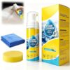 MISNINE 4-in-1 Multi-Purpose Foam Cleaner, All Surface No-Rinse Spray with Sponge & Towel for Home, Kitchen, Bathroom, Car & Upholstery (1PC+1*Sponge+Towel)