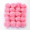 MIUPOO Craft Pom Pom Balls,Pink Poms Costume Accessory, Pom pom Balls for Arts and DIY Creative Crafts Decorations,Pink,1.5 Inches,20 Pieces.