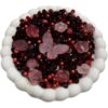 Mix Pearls and Rhinestones Set, Baroque Flatback Rhinestones, Rose Cabochons, Moon Shadow Resin, Pearls for Crafting Cream Glue, Halloween Craft Mix for Nail Art, DIY Embellishments