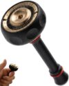 MIXTRYS 3-in-1 Metal EDC Fidget Toy - Ratchet Ring, Fingertip & Handheld Spinner, CNC Machined Reversible Brass Bearing Lock, Aluminum Ring & Handheld Stick, Stress Relief Gadget for Adults