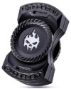 MIXTRYS Metal Fidget Toys Adults - 3-in-1 Fidget Slider Haptic Clicker Spinner Toy, Silent Stress Relief Desk Toys for Anxiety Focused, Pocket Fidget Gadget for Adults, Black