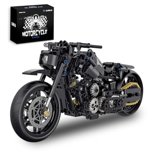 MJDDJA 1:8 Motorcycle Building Set for Adults, Building Blocks for Adults, Collectible Toy for 14 15 16+ Years Old Boys, Teenage Boys Gifts on Birthday(579PCS)