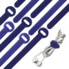 MJIYA Reusable Cord Organizer Keeper Holder, Fastening Cable Ties Straps for Earbud Headphones Phones Electronics Electrical Computer PC Wire wrap Management (10x150mm, Small, Blue)