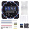 Mllepjdh STEM Educational Digital Clock Building Set with Light Control, Memory Backup and Soldering Practice for Students, Hobbyists, STEM Electronics Set