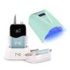 M Mase Professional Nail Drill & M Crystal Cure UV Light for Gel Nails Kit - Professional UV Nail Lamp & Electric Nail Drill for Acrylic, Gel Nails, Manicure - for Professional & Home Use