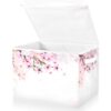 Mnsruu Storage Boxes with Lids, Cherry Blossom on Pink Large Storage Basket Organizer Shelves Cube Bin Toy Clothes Underbed