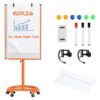 Mobile Whiteboard, 40x26 Inches White Board Dry Erase Board on Wheels