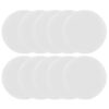 MOBUTOFU 20pcs Mini Ink Blending Foam Pads Round White Sponge Replacements for Precise Control and Reusable Distressing Ink Tools, for Scrapbooking and Art Projects