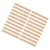 MOBUTOFU 20pcs Wooden Domino Racks and Card Holder Stand with Sturdy Wooden Base, Minimalist Design for School and Settings, Versatile Usage for Organizing Game Trays and Playing Cards