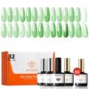 modelones Gel Nail Polish Set 330CN25， 28 Colors Gel Nail Polish + Top Coat + Matte Top Coat + Glitter Top Coat+ Base Coat