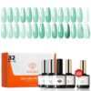 modelones Gel Nail Polish Set 330CN26， 28 Colors Gel Nail Polish + Top Coat + Matte Top Coat + Glitter Top Coat+ Base Coat