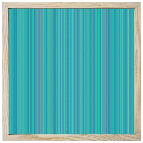 Modern Stripes Diamond Painting Kits for Adults Beginners 16x16 Inch, Simple Color Blocks 5D Full Round Drill DIY Diamond Art Kit with Wooden Frame for Women Home Wall Decor Gift