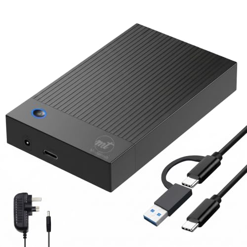 ModusTech Desktop 4TB External Hard Drive (NOT-Portable) — Vault Pro USB-C 3.1 (5Gbps) High-Speed HDD for PC, Mac, Laptop & Console, Mains-Powered Backup Storage, 2-Year Warranty