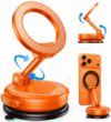 Moeila Car Phone Holder, Foldable Dashboard Mount with 360° Rotation for Secure Hands-Free Driving