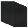Moicstiy 12 Pcs Black Felt Sheets, 8 x 12 Inch, 1mm Thick