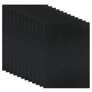Moicstiy 12 Pcs Black Felt Sheets, 8 x 12 Inch, 1mm Thick