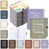 Moinchore 30 Sets Employee Appreciation Gifts Bulk Inspirational Spiral Weekly Planner Notebooks Ballpoint Pens Sticky Notepads for Back to School Classroom Students Teachers Coworkers(Morandi Colors)