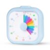Moiubik Visual Timer for Kids 60 Minute Countdown Timer Rainbow Square Desktop Timer for Classroom Study Office Kitchen with Silent Operation (Blue)