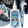 Mold Stain Remover Gel, Washing Machine Cleaner for Front Loader Washer Gasket Rubber Seal Home Stain Removal Gel for Grout, Caulk, Refrigerator, Shower, Bathtub, Bathroom Cleaning Solution (5 Fl Oz)