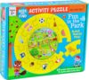MOLLYBEE KIDS Seek-and-Find Activity Puzzle Park, Age 2, First Puzzle, 11 Pieces, Double-Sided