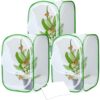 Monarch Butterfly Habitat Kit with Live Caterpillars, Mesh Butterfly Enclosure -Up Cage, Clear Window for Observation and Rearing, Collapsible Design Bug Terrarium