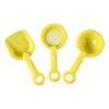 Monghuis Sand Play Tool Set, 3Pcs Beach Sand Toys with Shovel Spoon Sifter, ABS Sandbox Accessories for Outdoor Play