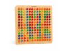 MoniBabu Light Up Peg Board – 175-Peg RGB LED Light Board with Remote, 24-Inch Color-Changing Wall Art Panel & Sensory Light Décor, 16-Color USB Light Up Board, Wall-Mount or Tabletop