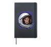 Monkey Astronaut I Scifi Space Children Chimpanzee Monkeys Hardcover Journal, Black