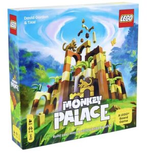 Monkey Palace - LEGO Board Game, Brick Building Strategy Board Game for Kids 8-12, Family Fun for Adults, LEGO Fun Toys for Kids & Families, 2-4 Players Ages 10+, 45 Minute Playtime