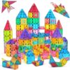MONOCUS 100PCS Magnetic Tiles STEM Building Toys Set