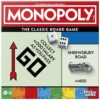 Monopoly Board Game with Storage Tray and Larger Tokens - English Language, Irish Game Board