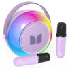 Monster Mini Karaoke Machine for Kids Adults, Portable Bluetooth Speakers with 2 Wireless Microphones and Lights, Christmas Birthday Gifts Toys for Girls Boys 4, 5, 6, 7, 8, 9, 10, 12+ Toddler