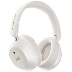 Monster Persona 6th ANC Active Noise Cancelling Headphones, Wireless Bluetooth Headphones Over Ear with HiFi Stereo Audio, 60H Playtime, Bluetooth 6.0, 3 EQ Modes for Travel Work, White