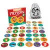 Montessori-Inspired Wooden Matching Game for Toddlers 2-4 Years - Durable, Scratch-Resistant 36 Card Set, Includes Carry Bag - Memory Game for Toddlers 2-4 Years - Cognitive Verbal Skills Development