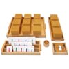 Montessori Golden Beads，Montessori Counting Beads，Montessori Math Materials，Preschool Education Toys Math Bank Game