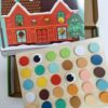 Montessori Wooden Button Art Learning Toy for Toddlers 1 2 3+ Year Old