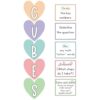 Mooliwe 10 Pcs Math Bulletin Board Set for Classroom Cubes Math Poster Back to School Bulletin Board Keywords Paper Cutouts Problem Solving Poster for New School Years Wall Elementary Preschool