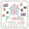 Mooliwe 74 Pcs Boho Classroom Bulletin Board Decorations Set Our Class is a Family Picture Frame Bulletin Board Set Decoration for Teachers Chalkboard School Door Decor (Macaron)