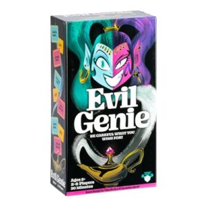 Moose Evil Genie Party Card Game, Combine Wishes, 2-8 Players, Ages 8+