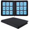 MORABTO Top Loader Binder, Holds 324 Top Loaders,9 Pocket Top Loader Binders for 3" x 4" Rigid Cards,Top Loader Card Binder for Hard Plastic Top Loaders -Black