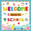 MORENKISS Back to School Classroom Bulletin Board Decoration Set
