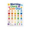 Morning Check In Scale Chart Poster - Kids Emotional Regulation - 13x19