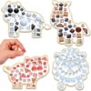 Mosaic Kits for Kids, Crafts for Kids Ages 8-12 Farm DIY Mosaic Kits