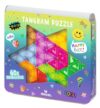 Moses. Happy Day Tangram Puzzle - Magnetic Thinking Game with 60 Tasks